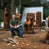 Chainsaw carver Shane Green has just completed an eight-piece nature sculpture trail to be sited at Roundhay Park