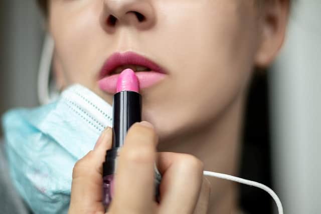 Opting for a lip stain can allow you to still wear a bold lip when wearing a mask, without any transfer or smudging (Photo: Shutterstock)