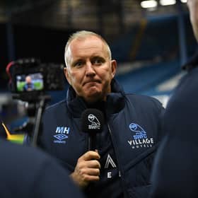 Sheffield Wednesday interim manager Matt Hamshaw, pictured speaking to the media after the League One game with Cambridge United. Picture: Steve Ellis.