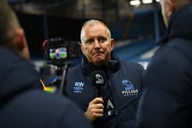 Sheffield Wednesday interim manager Matt Hamshaw, pictured speaking to the media after the League One game with Cambridge United. Picture: Steve Ellis.