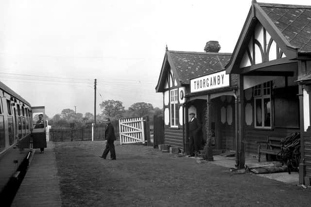 Thorganby station 1958