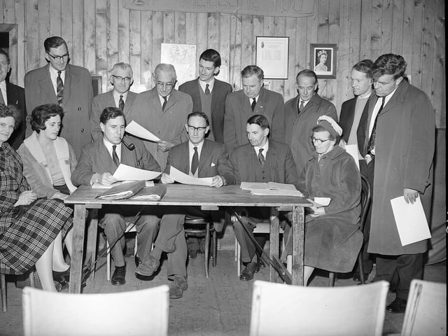 The Davidson Mains and Cramond gala association's Annual General Meeting in October 1963.