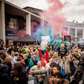 Celebrations as it was announced that Bradford has been named the UK City of Culture 2025, by Culture Secretary Nadine Dorries live on BBC's The One Show.