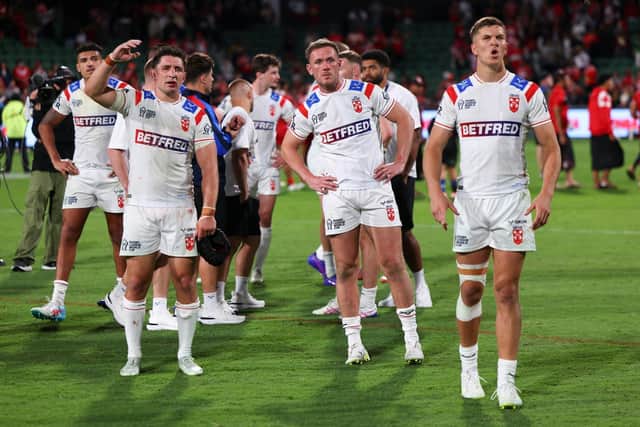 England are on the brink after defeat in their opening game. (Photo: Peter Keleman/SWpix.com)