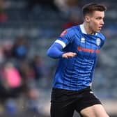 BROAD REMIT: George Broadbent, pictured on loan at Rochdale, will be charged with scoring goals from midfield