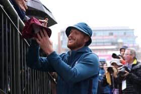 DISAPPOINTED: England's Ben Stokes after the abandonment of day five and the fourth Ashes Series Test match at Old Trafford Picture: Martin Rickett/PA