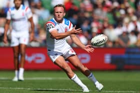 STARTING POINT: Hull KR's Jez Litten, in action for England during Saturday's rout of France. Picture by Peter Keleman/SWpix.com