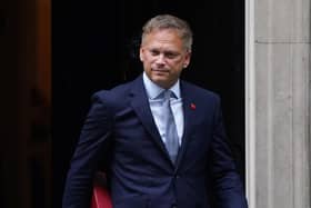 Transport Secretary Grant Shapps leaves Downing Street, London, after the government's weekly Cabinet meeting. Picture date: Tuesday September 14, 2021.