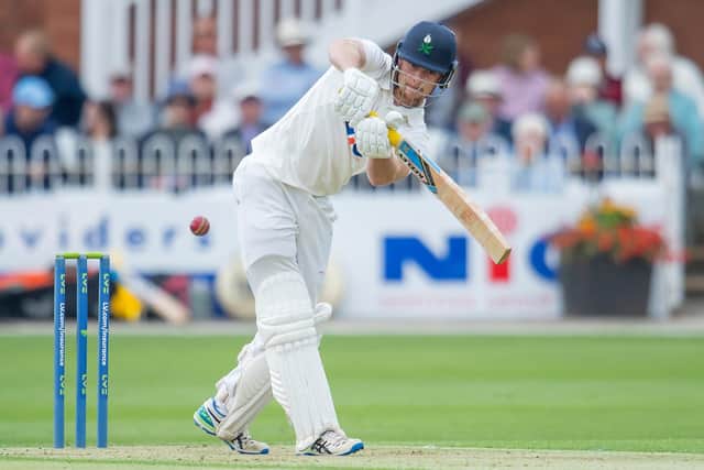 BRIGHT HOPE: Yorkshire's Finlay Bean hits out against Durham. Picture by Allan McKenzie/SWpix.com