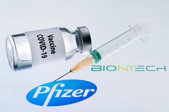 Any side effects that were experienced by patients after receiving the Pfizer jab were mild (Getty Images)