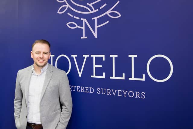 James Brook, founder of Novello Chartered Surveyors has recently been awarded a prestigious fellowship from the Institute of Chartered Surveyors. Photo: Paula Codrington