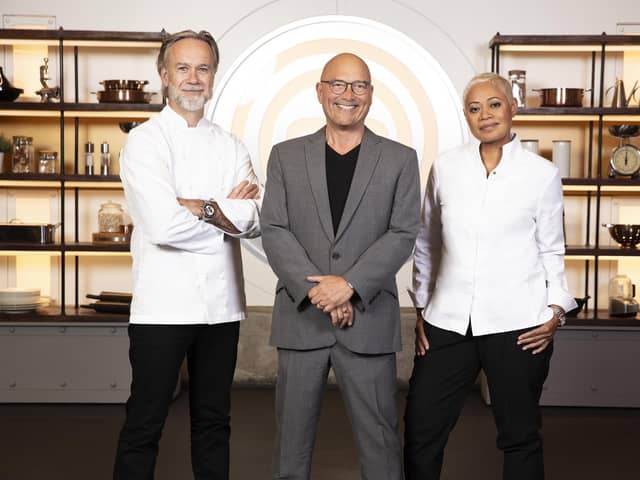 MasterChef: The Professionals judges, Gregg Wallace, Monica Galetti and Marcus Wareing.