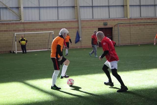 Barnsley FC's walking football initiative that will benefit from SkyBet's Building Foundations fund.