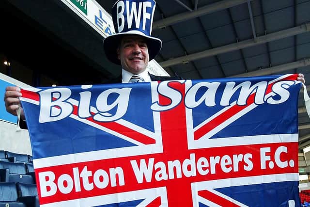 BIG SAM: Much to his frustration, Sam Alladyce has often been written off as an unsophisticated, old-school British manager