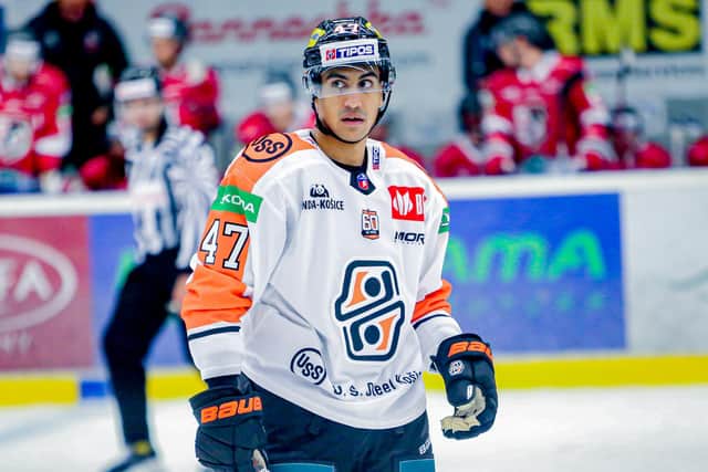 TOP-END GUY: Patrick Watling comes to Sheffield Steelers with an impressive resume, most recently seeing action in the Slovakian top tier. Picture courtesy of HC Kosice.