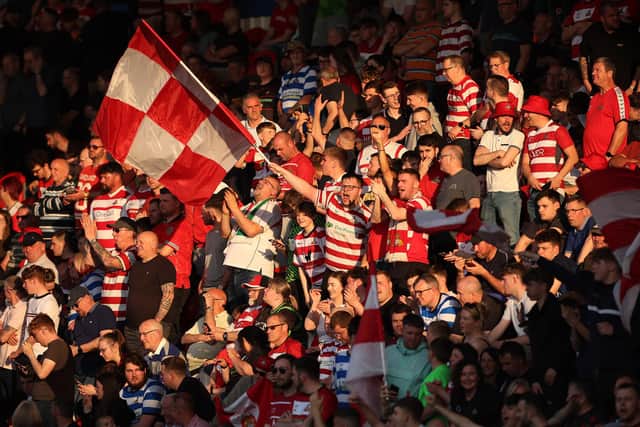 ENTHUSED: Doncaster Rovers fans