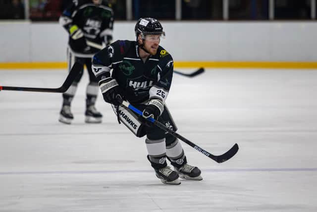 BACK IN THE GAME: Matty Davies has played the last three games in NIHL National for Hull Seahawks. Picture courtesy of Adam Everitt/Seahawks Media.