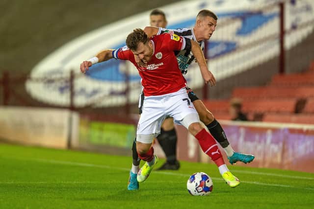 IMPROVING: Nicky Cadden is feeling the benefits of hard work at Barnsley