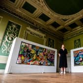 Wentworth Woodhouse in Rotherham, South Yorkshire, are showcasing The Vanity of Small Differences, an exhibition by one of the UK's best-known artists, Turner-Prize winning Grayson Perry. Picture By Yorkshire Post Photographer,