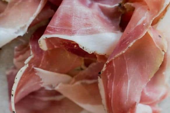 Todmorden Air Dried Ham uses salt, sodium nitrate, and air drying to preserve the meat (Credit: Porcus)