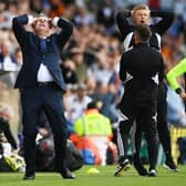 AGONY: Sam Allardyce during Leeds United's 4-1 defeat to Tottenham Hotspur