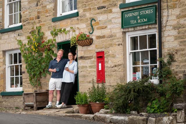 The Hawnby Stores and Tea Room near Helmsley, founded in 1762, is open again after a refurbishment. Oli Nicholls and Sally Pearson, who lease the building from the Hawnby Estate but own the business, have transformed the building into a thriving village shop, café and community hub.(Photo by Dan Oxtoby)