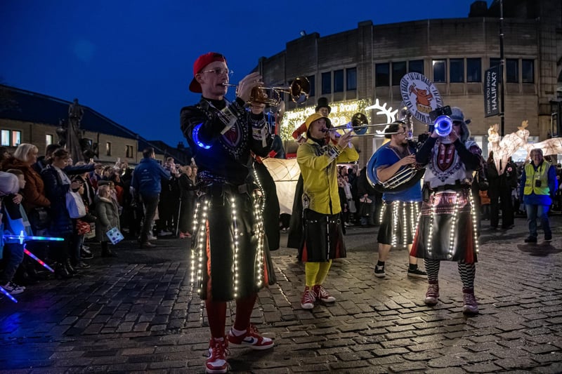 Thousands of visitors flock to see the Halifax Christmas Parade brought to life by Handmade Productions based in Hebden Bridge photographed for The Yorkshire Post by Tony Johnson