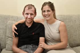 Lindsey and Rob Burrow, who is fighting the debilitating motor neurone disease