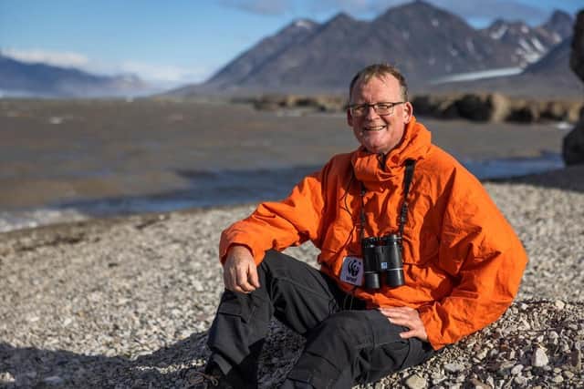 Portrait of Rod Downie, Chief Polar Adviser at WWF-UK, captured at the Ny-Ålesund research station in Svalbard, Norway. Image: Emmanuel Rondeau / WWF-UK