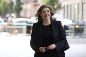 LONDON, ENGLAND - JULY 17: Penny Mordaunt,
minister of state for trade, arrives at BBC Broadcasting House ahead of her appearance on Sunday Morning on July 17, 2022 in London, England. Mordant is a candidate to replace Prime Minster Boris Johnson as Conservative Party leader. (Photo by Hollie Adams/Getty Images)
