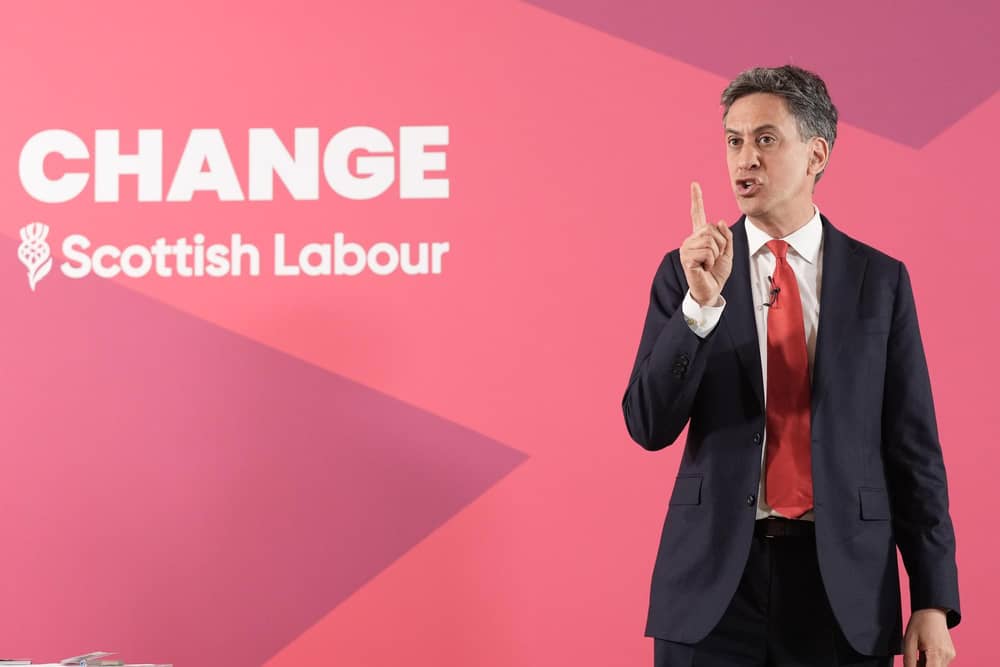 Shadow secretary of state for energy security and net zero, Ed Miliband. PIC: Stefan Rousseau/PA Wire