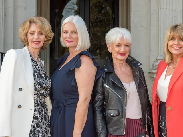 The Find Your Midlife team at Goldsborough Hall, from left: Bernadette Gledhill, Rachel Peru, Annie Stirk and Christine Talbot. Picture by Kate Mallender.