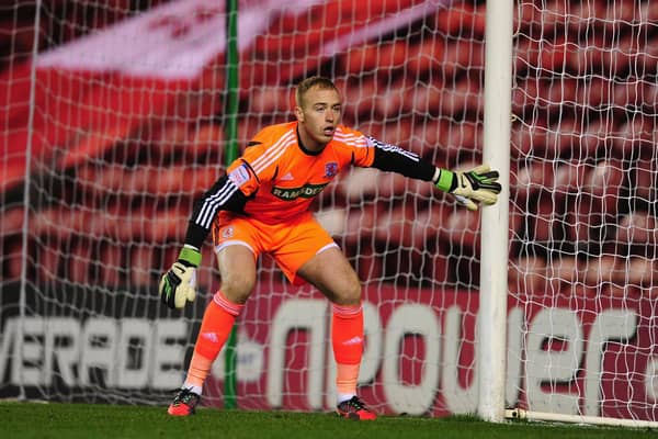 Former Middlesbrough goalkeeper Jason Steele has been linked with Arsenal. Image:  Stu Forster/Getty Images