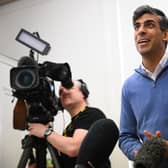 Prime Minister Rishi Sunak makes a statement to the media during a visit to Aldersyde Day Nursery in Hartlepool, North East of England as the first parents in England start to benefit from 15 hours of taxpayer-funded care for two-year-olds. PIC: Paul Ellis/PA Wire