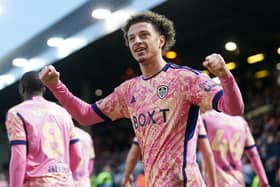 Leeds United's Ethan Ampadu celebrates scoring their side's third goal of the game during the Emirates FA Cup Third Round match at the Weston Homes Stadium, Peterborough. Picture: Joe Giddens/PA Wire.