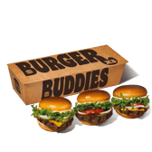 Burger King launches Burger Buddies – a three or nine box featuring snackable versions of your favourites.
