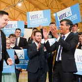 Lord Ben Houchen with Prime Minister Rishi Sunak in Teesside following his re-election as Tees Valley Mayor. PIC: Owen Humphreys/PA Wire