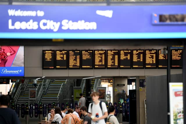 Leeds Railway Station pictured in July 2022. PIC: Simon Hulme