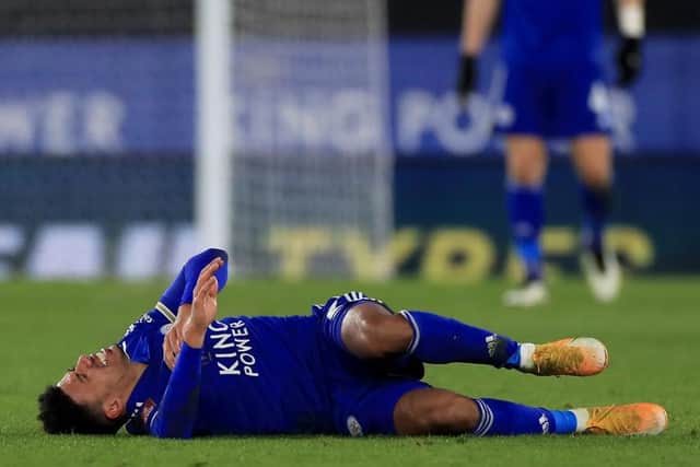 BODY BLOW: James Justin missed Leicester City's FA Cup final win with anterior cruciate ligament damage (Image: MIKE EGERTON / POOL / AFP)