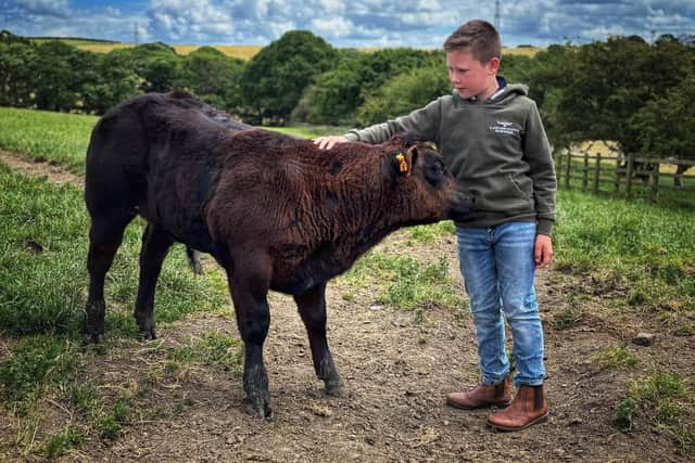 Young farmer William Pearson, of Oakenshaw, Bradford, who has been recognised for his agricultural achievements.