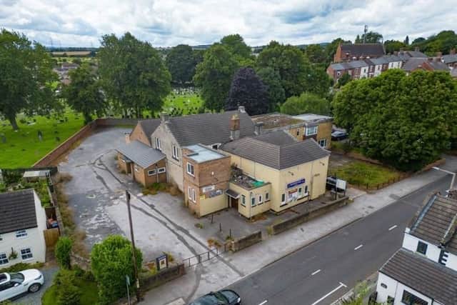 The former working men’s club in Roston near Barnsley, up for auction with Mark Jenkinson this month