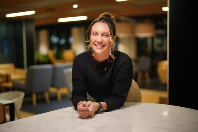 Fair pay: Georgina Fairhall, the founder and CEO of WAC, is helping workers to keep track of their hours, rotas and earnings through an app.  (Photo supplied by Leeds Digital Festival)