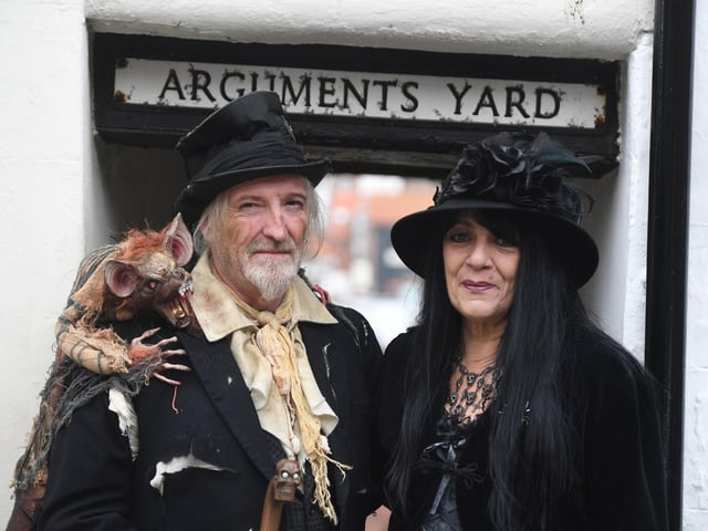 Ady and Pam Chamberlain in Whitby