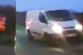 Police have asked the van driver to come forward.