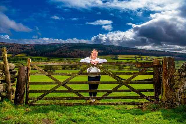 Rachael Higgins, Founder of Yorkshire Dales Food & Drink Festival, which is held at Funkirk Farm, Carleton, Skipton. Picture By Yorkshire Post Photographer,  James Hardisty.