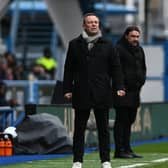 Huddersfield Town head coach Andre Breitenreiter, pictured during Saturday's Championship derby with Leeds United. Picture: Jonathan Gawthorpe.
