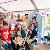 Photo issued by Channel 4/Love Productions of The Great British Bake Off Series 16 contestants (back row, left to right) Toby, Nadia, Aaron, Leighton, Jessika, Jasmine, Hassan and Lesley; and (front row, left to right) Tom, Pui Man, Iain and Nataliia.