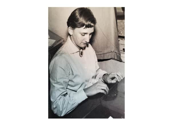 Ann Davis from Vernon in British Colombia, Canada, worked in the factory for six years in the 1950s before emigrating to Canada. . Picture – supplied