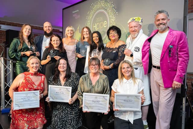 Helping hands: Winners of The Hope Awards 2026,  run by Leeds suicide prevention group HelloHope. (Photo by Mark Flynn on behalf of Hello Hope)