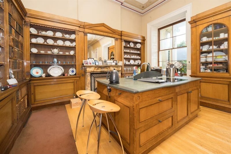 The kitchen is large and beautifully fitted out with no expense spared cabinetry